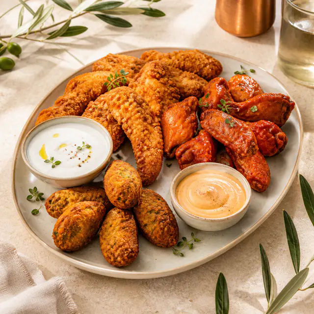 Assortiment warme snacks